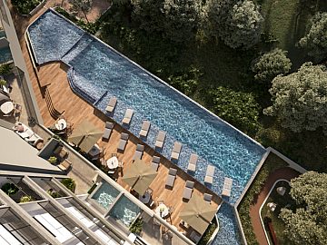 O�sis Urbano: AP Garden no Parque Cambori� Bio Living